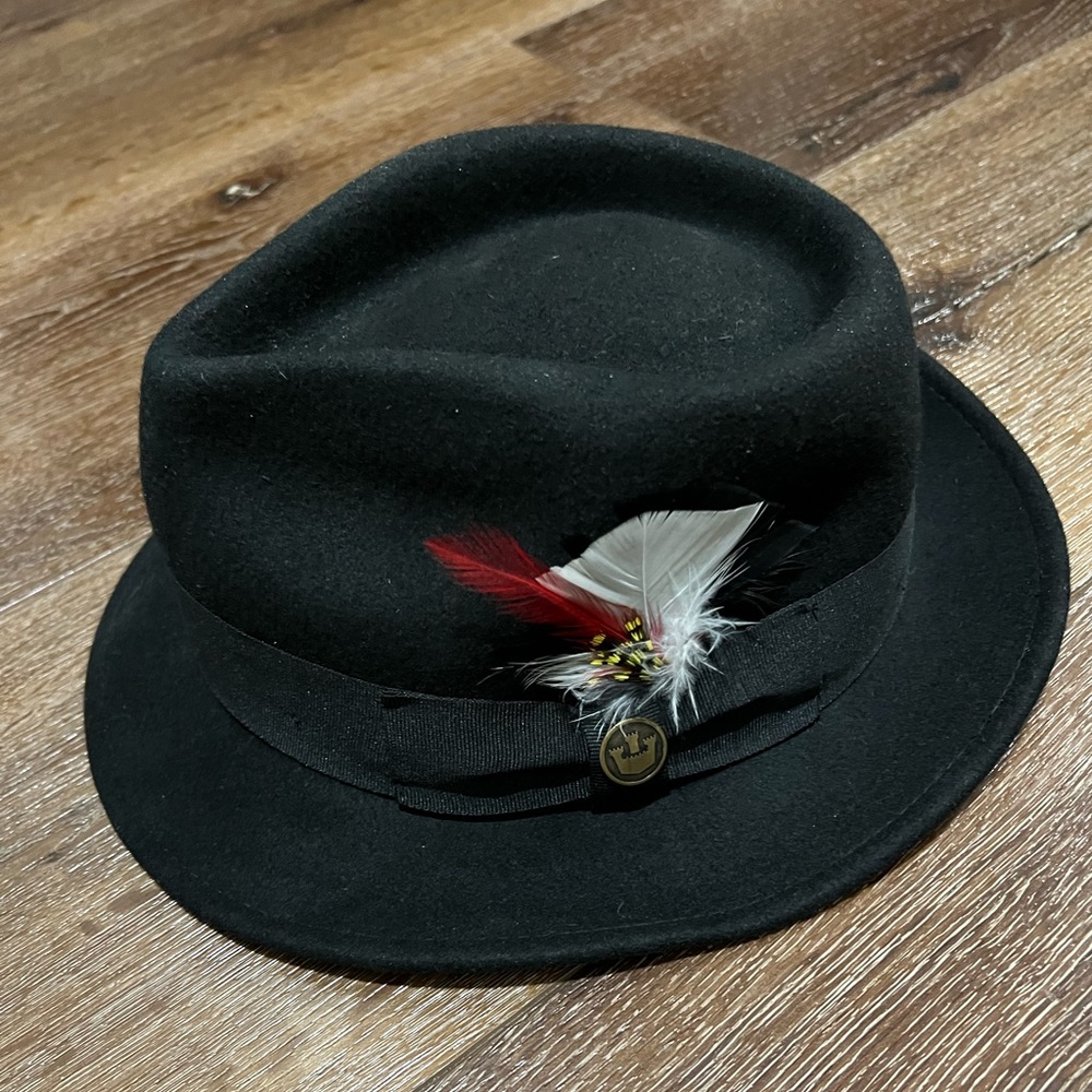 Goorin bros black wool hat size large